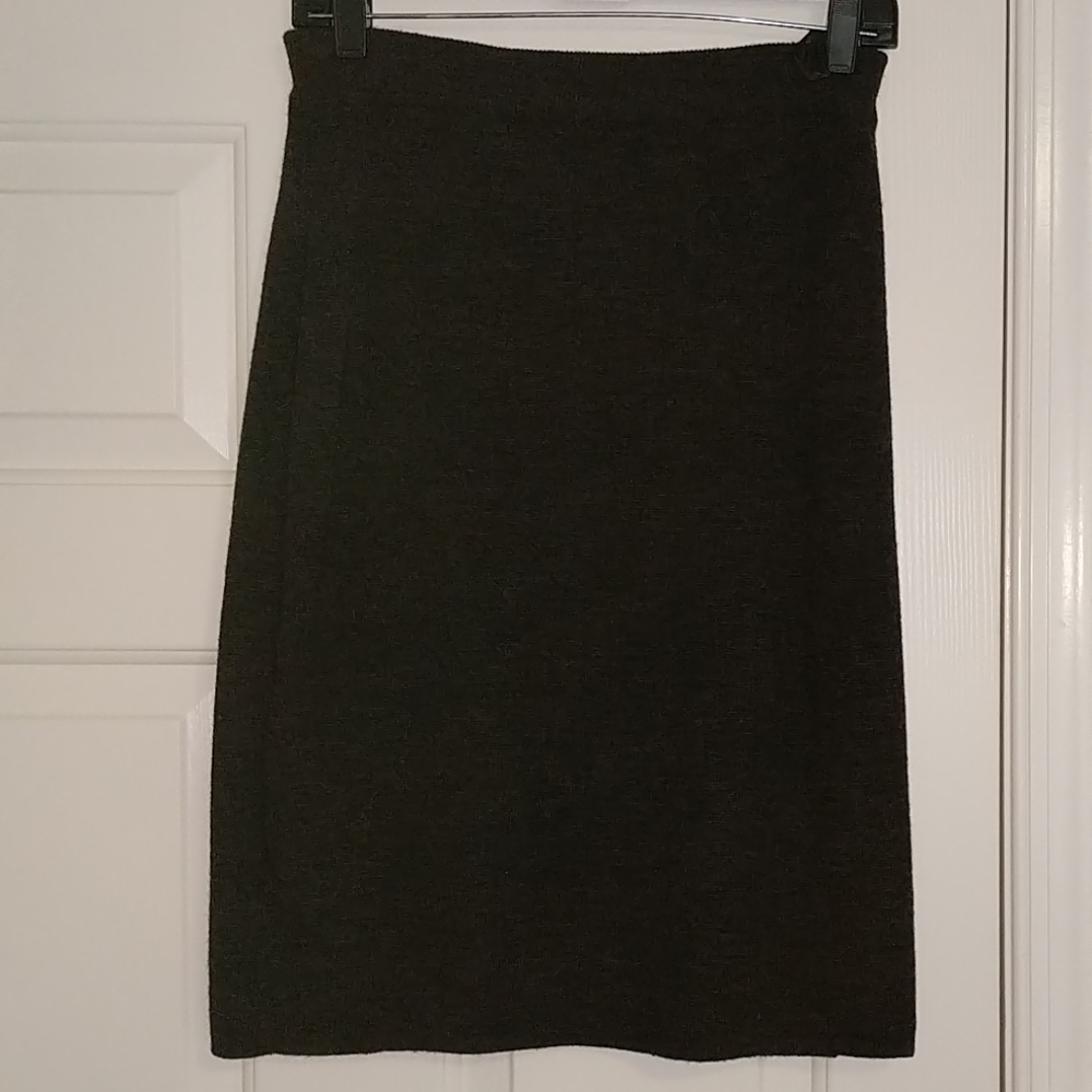 Valerie Stevens long line wool skirt